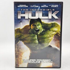 The Incredible Hulk DVD Movie Edward Norton Liv Tyler Tim Roth Full Screen 2008